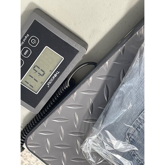 Maurices Chambray Shirt Size Small Button Front Long Sleeve Blue Denim Classic - Picture 7 of 7